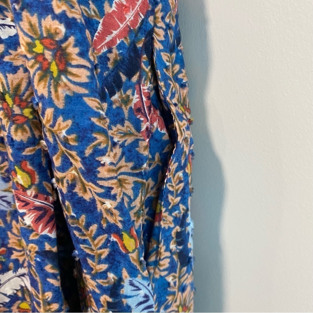 Women's Sleeveless Tiered A-Line Dress Knox Rose Blue Size 2X - Picture 8 of 10
